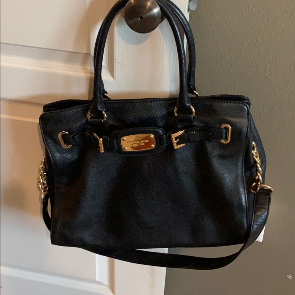 Michael Kors Black Tote with Strap
